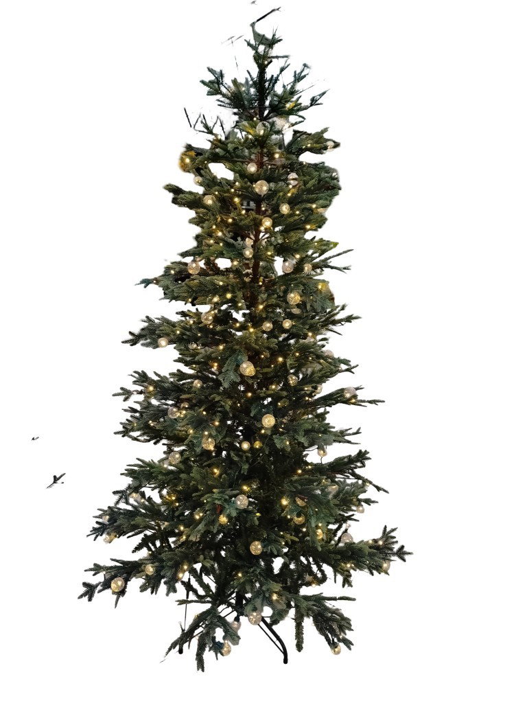 Uniplant Kerstboom incl lichtjes h210cm 500 lamps 2956 tips hinged s - 