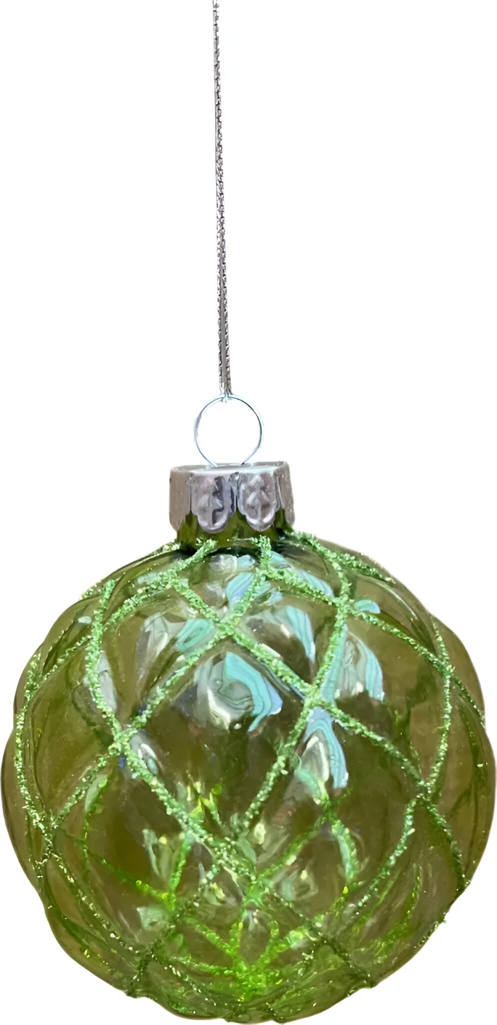 Uniplant Kerstbal ruiten Rozemarijn 8 cm  - 