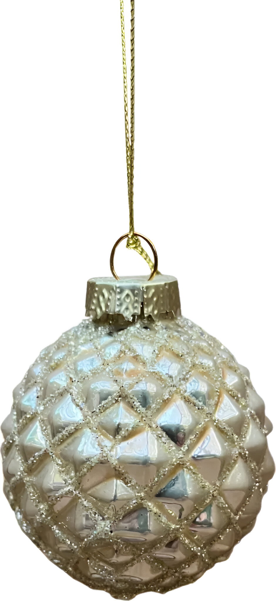 Uniplant Kerstbal hip parel 6 cm  - 