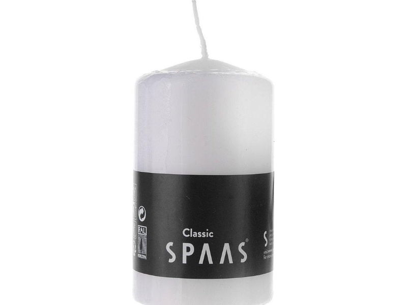 Spaas Cylinder d6h10 cm wit - 
