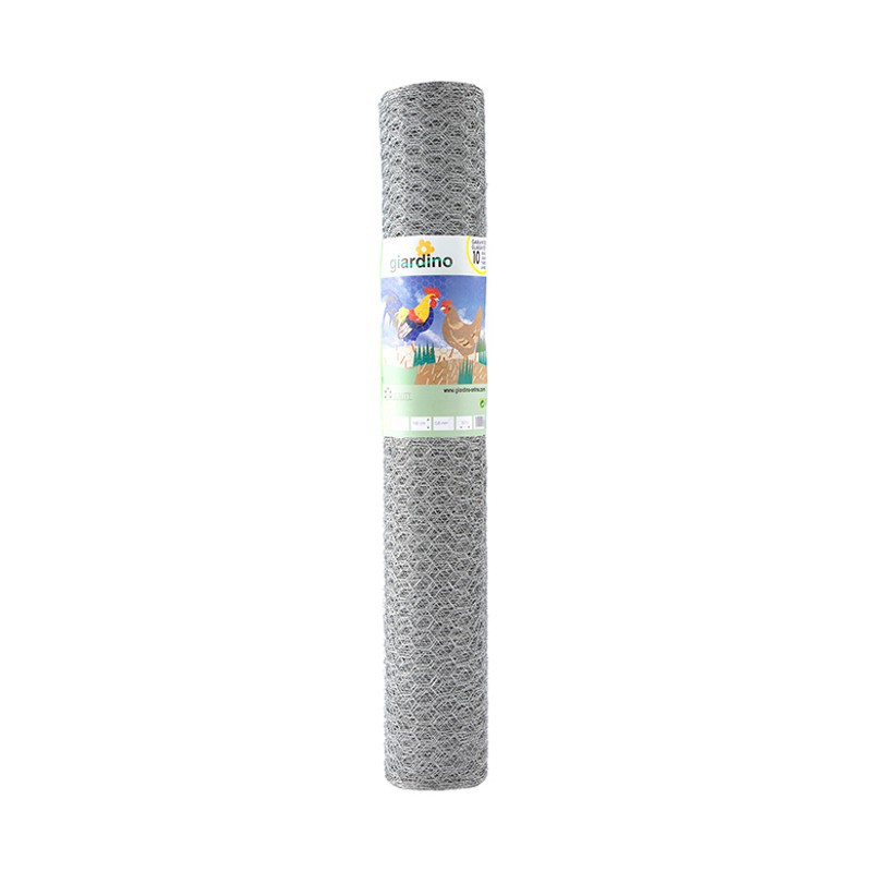 Gaas zeskant verzinkt 25/0,8 mm, 1x2,5 m - Giardino