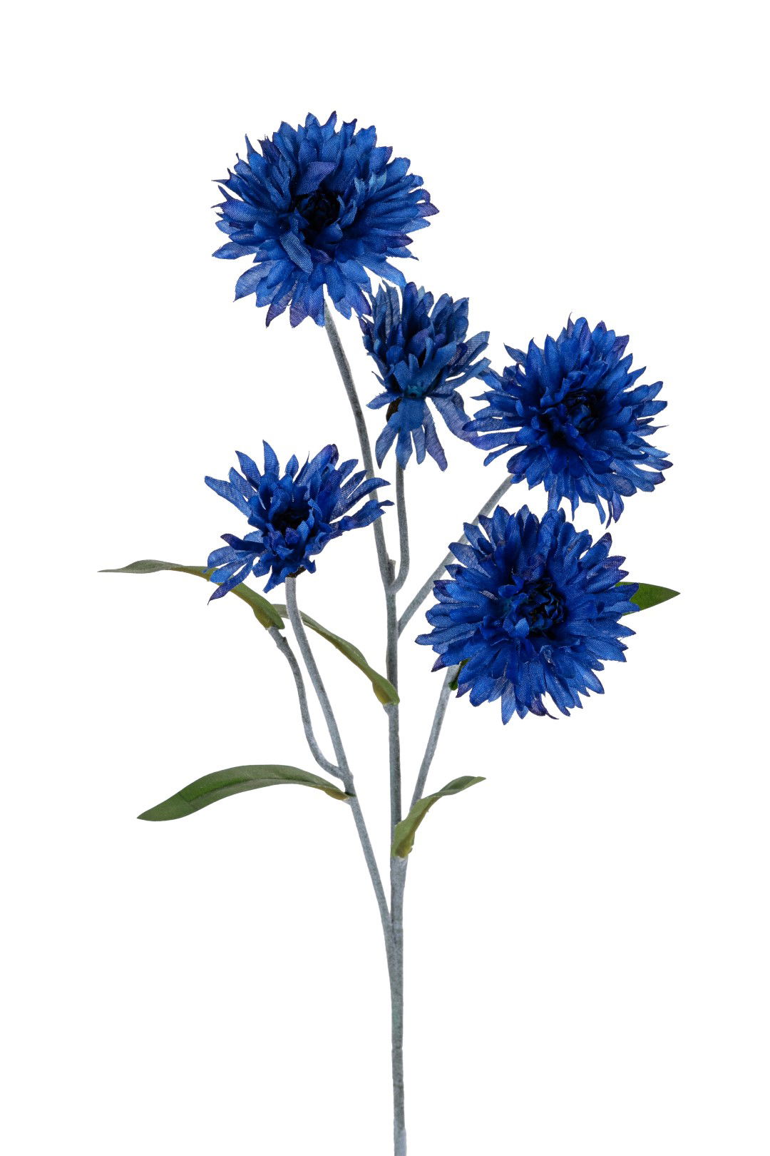 Louis maes Korenbloem l60cm dk blauw kunstbloem  - 
