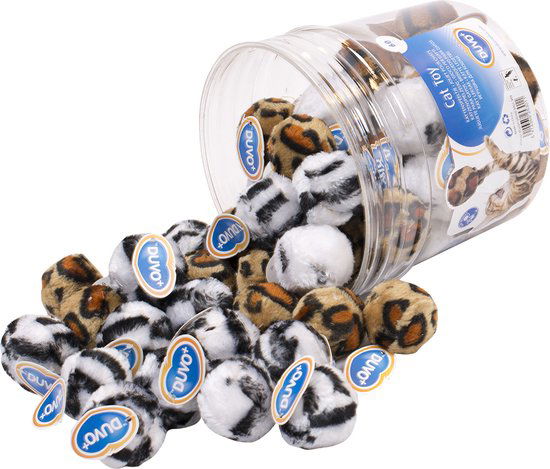 Duvoplus - Kat - Pluche Safari Bal Mix - 1 st