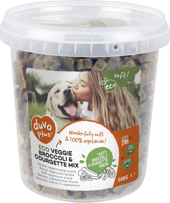 Duvoplus - Hond - soft! ECO veggie broccoli & courgette mix 500g