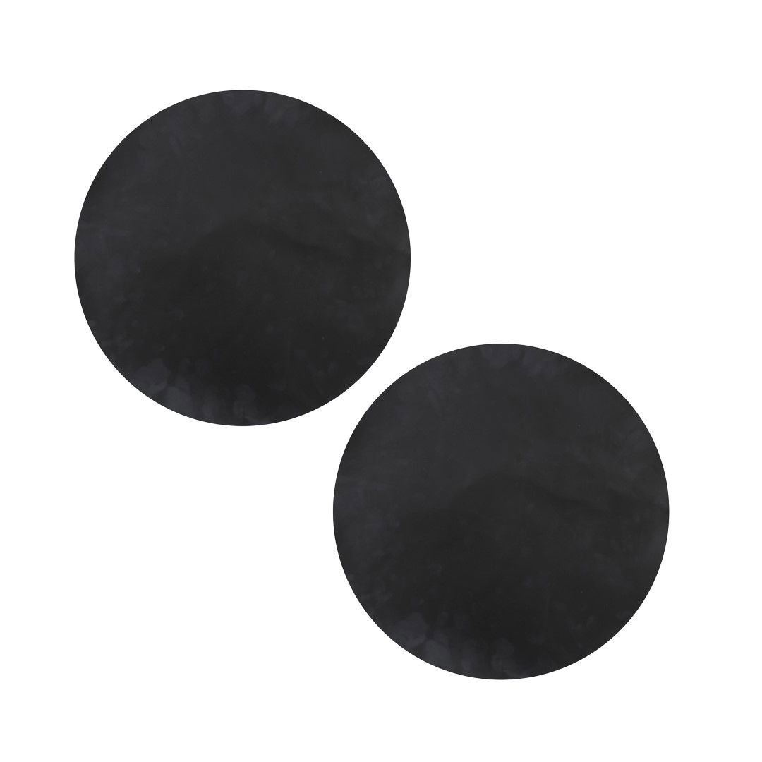 Set van 2 grillmatten zwart diameter 40cm - Barbecook