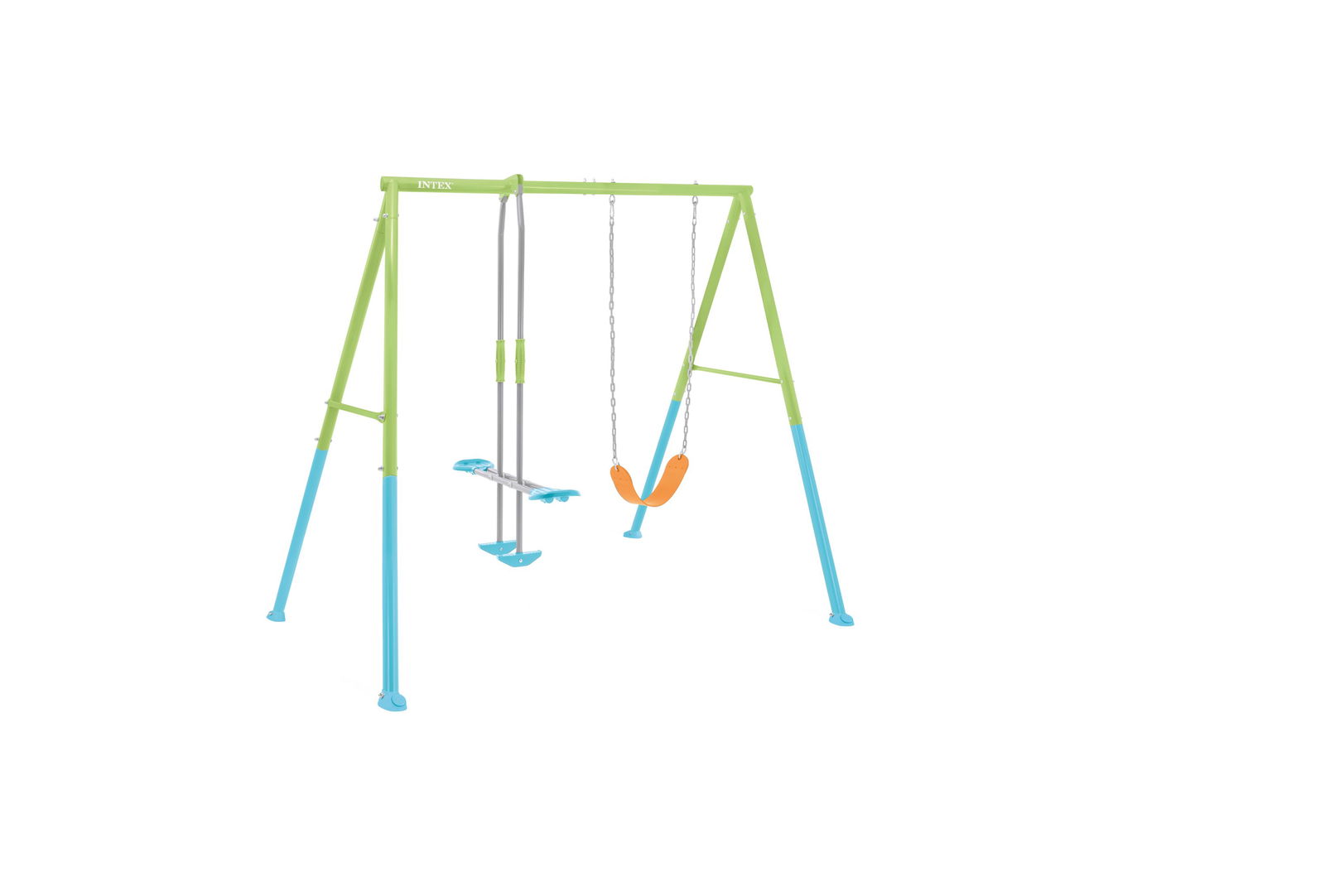 Schommelset two feature swing set Intex