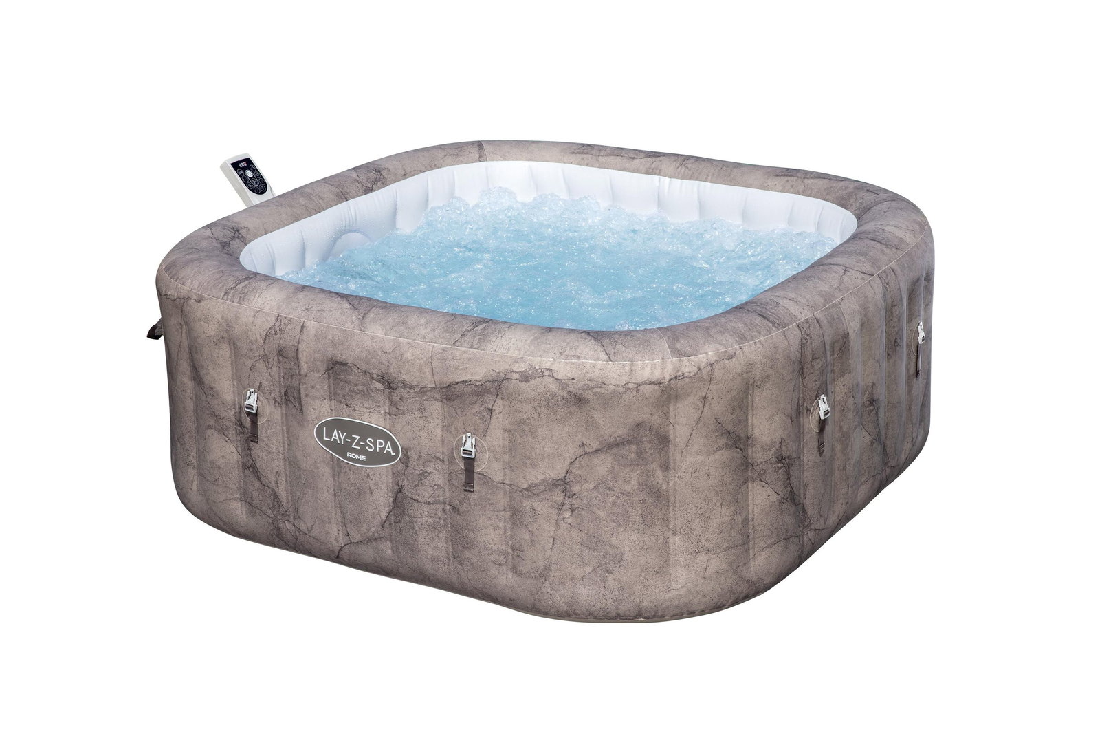Lay-Z-Spa Rome smart airjet 6 bruin marble Bestway - Bestway
