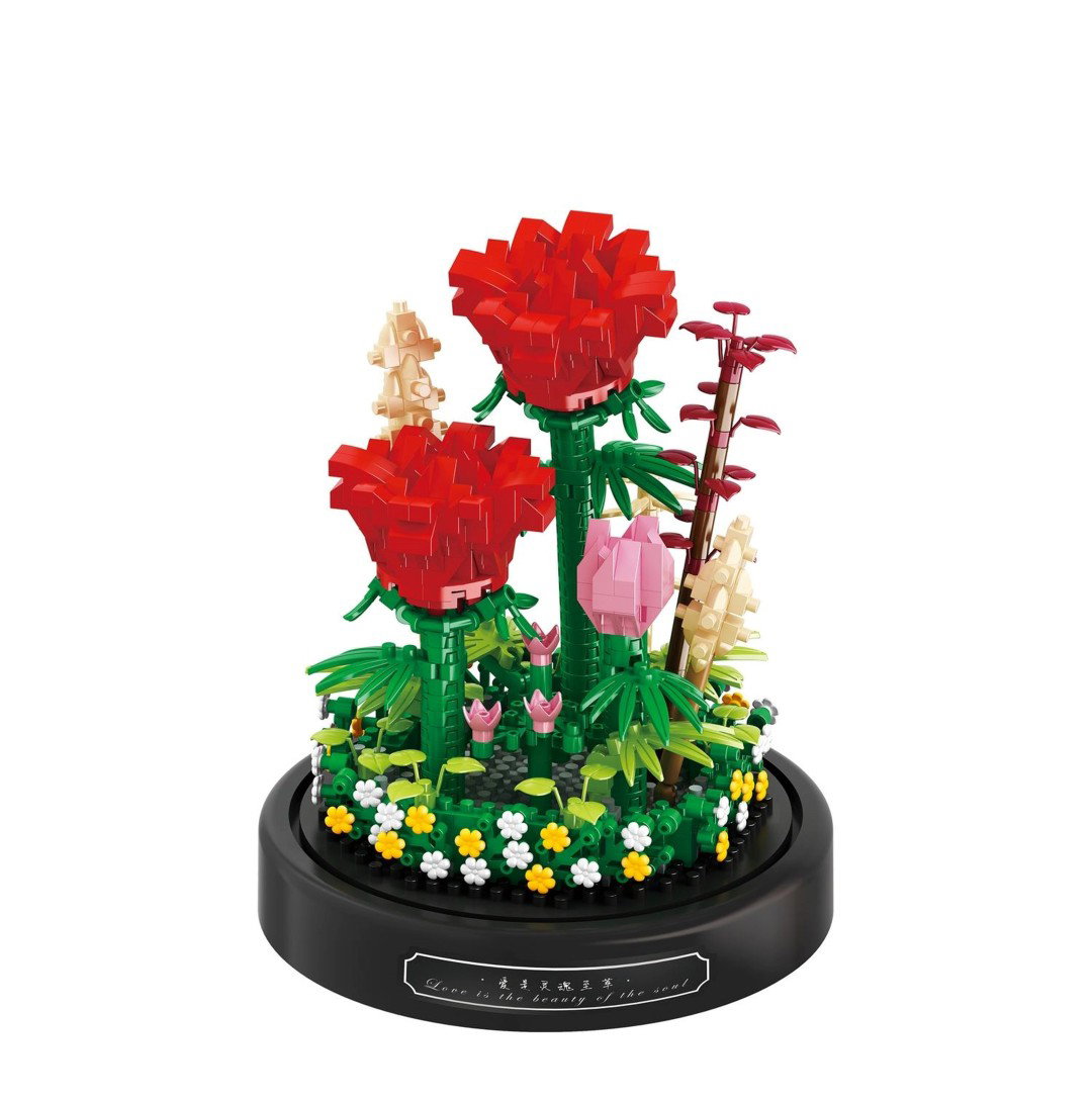 Red Roses Balody - Robotime