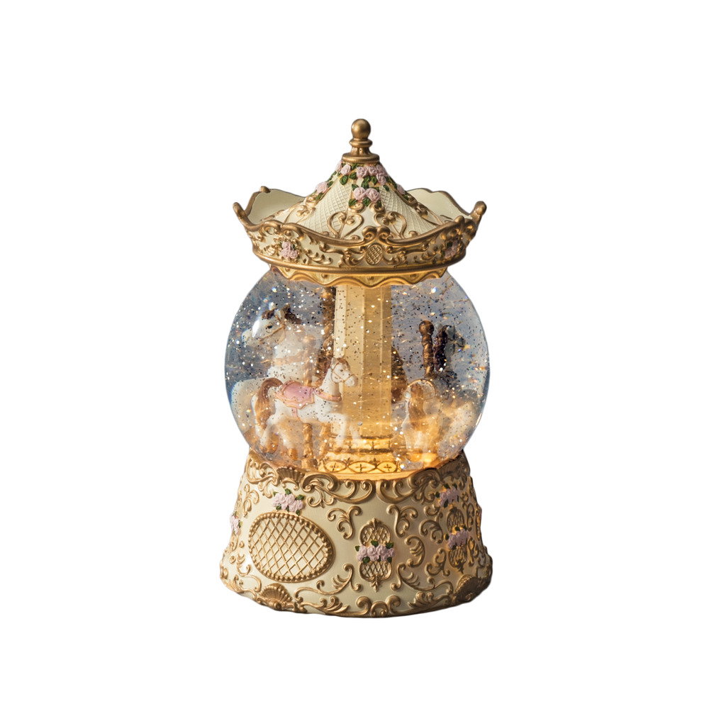 Carrousel globe-lantaarn LED draaiend 3x AA/USB Konstsmide - Konstsmide