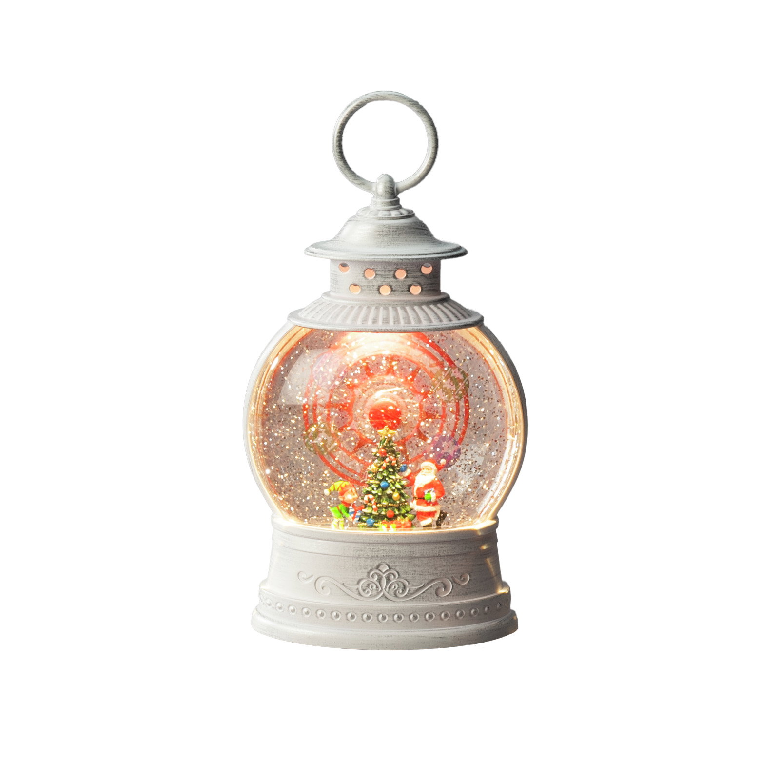 Reuzenrad en kerstboom waterlantaarn LED 3x AAA/USB Konstsmide - Konstsmide