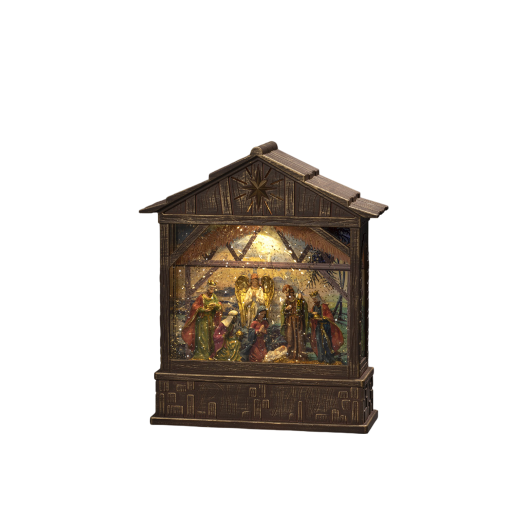 Sneeuwlantaarn kerststal 25,5 cm Konstsmide - Konstsmide