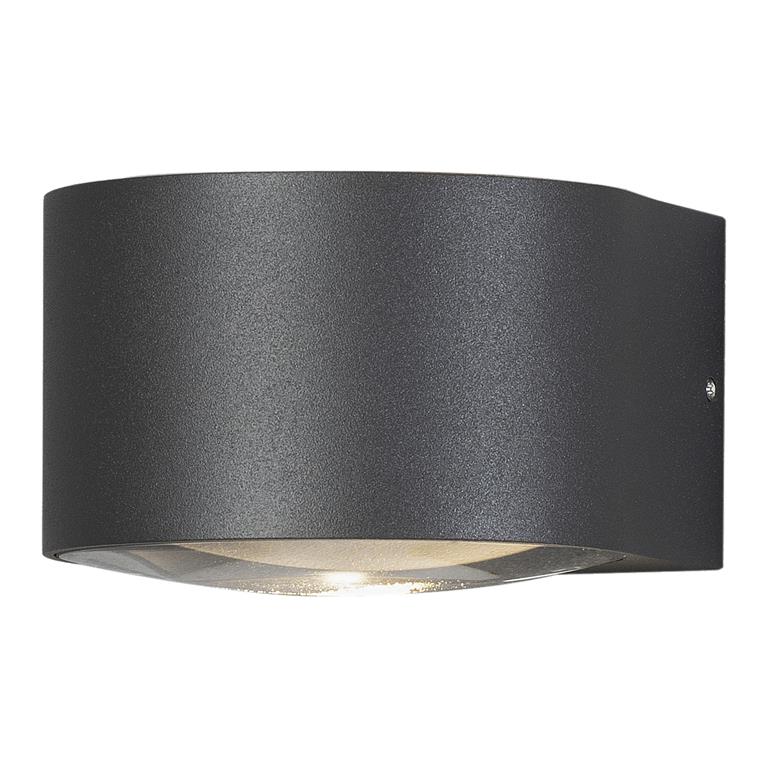 Gela wandlamp antraciet 6.5cm Konstsmide