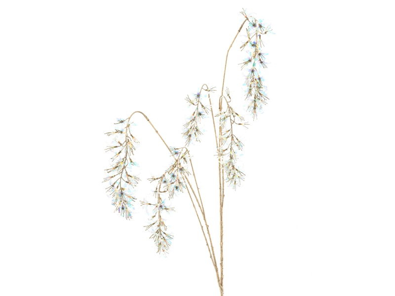Kunstbloem luriosum holografic cream, 135 cm - Hortus