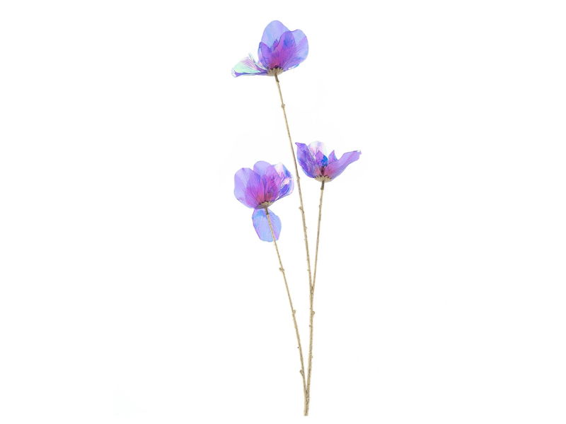 Kunstbloem poppy holografic beauty, 83 cm - Hortus
