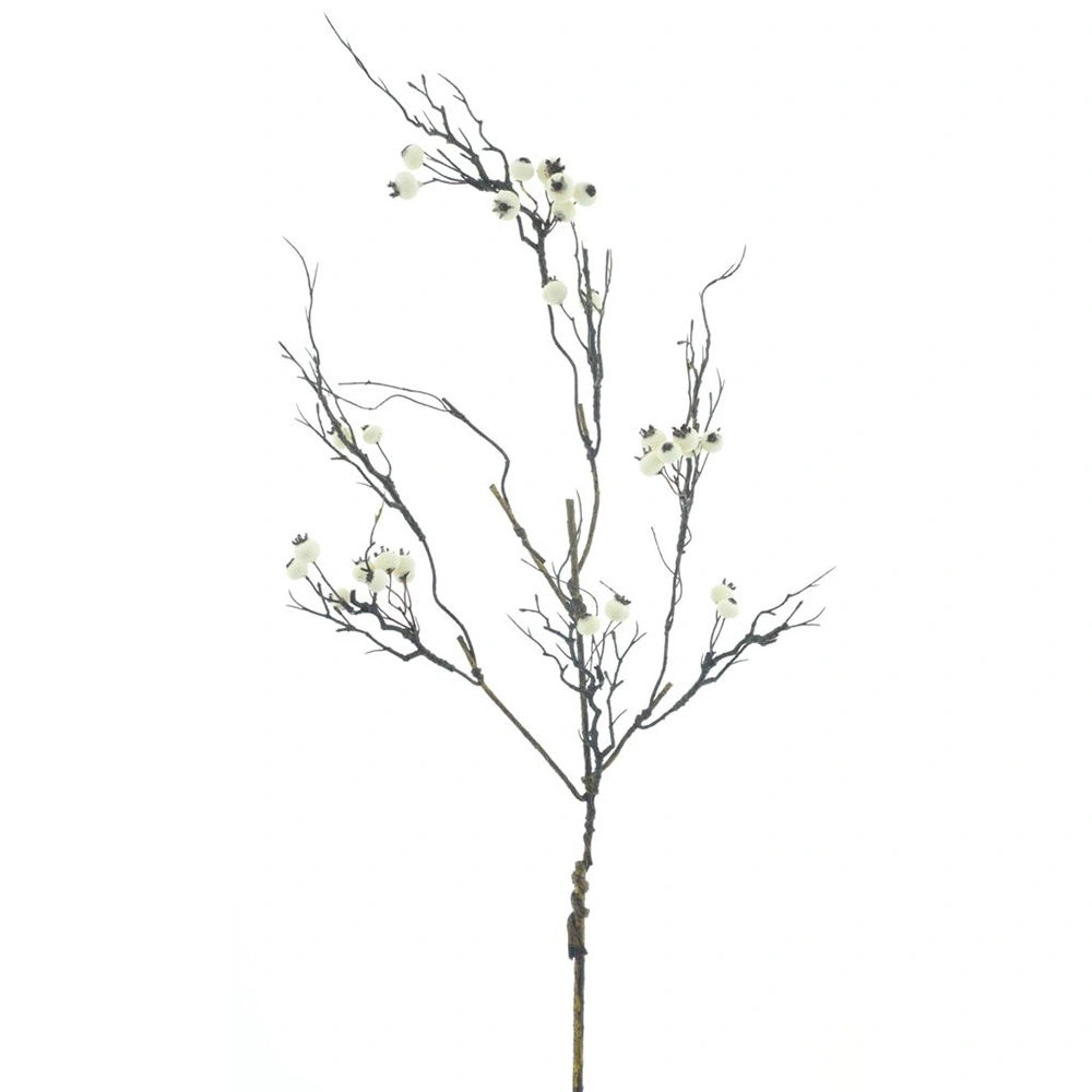 Blueberry spray twig creme 88 cm kunsttak Buitengewoon de Boet - Buitengewoon de boet