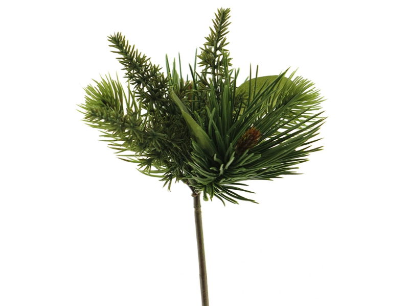 Kunsttak mixed pine green, 25 cm - Hortus