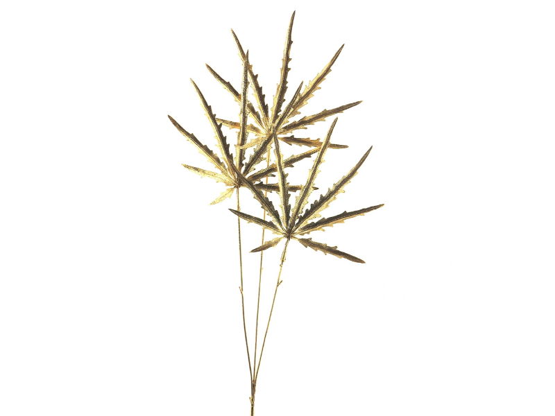 Kunsttak maple leaf spray gold 67 cm - Hortus