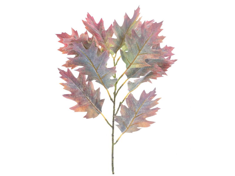 Kunsttak rock maple leaf burgundy, 70 cm - Hortus
