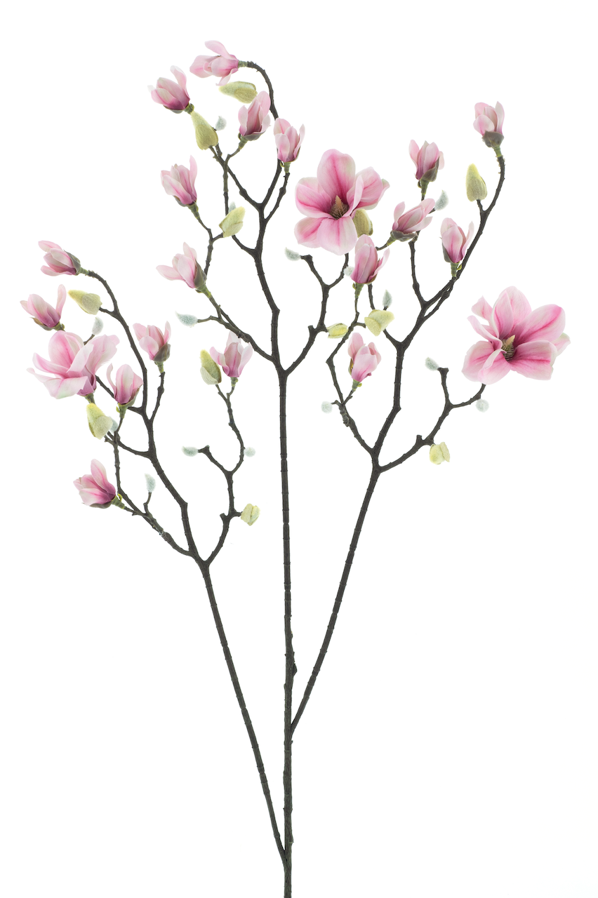 Magnolia branche Osaka pink 123 cm kunstbloem Nova Nature