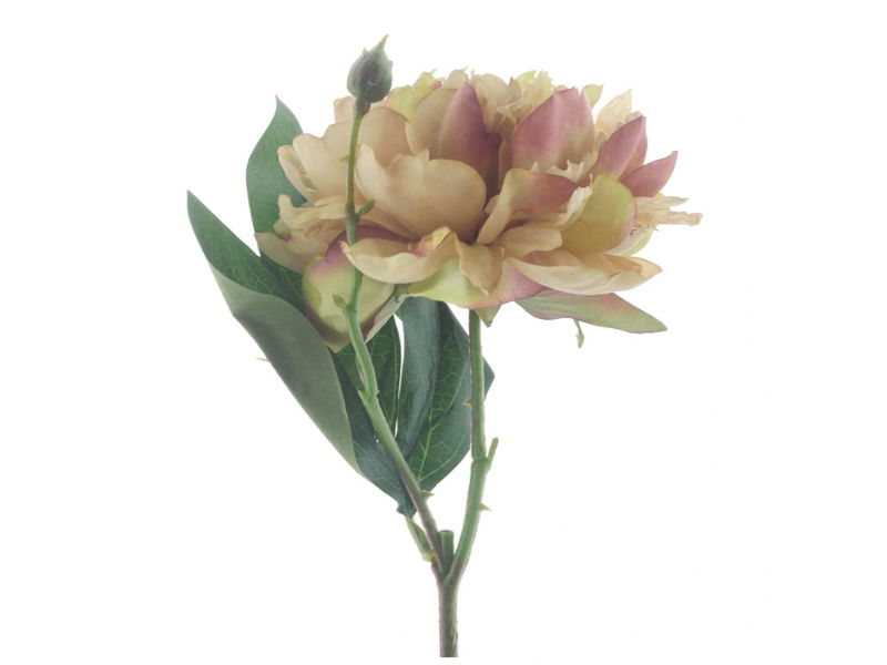 Kunstbloem autumn paeony ischl green, 47 cm - Hortus