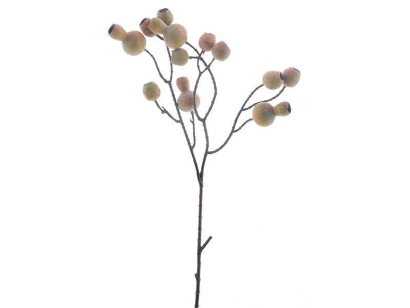 Kunsttak wild fruit orange/yellow, 62 cm - Hortus