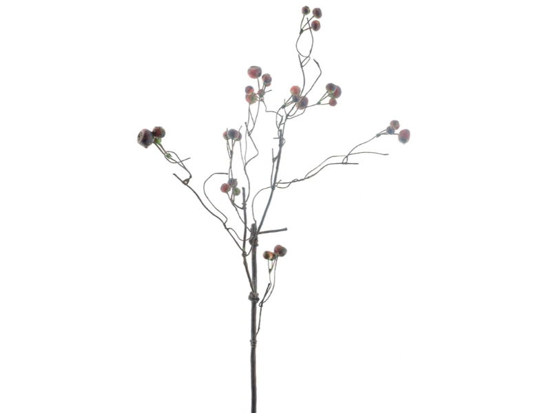 Kunsttak crab apple green/red, 86 cm - Hortus