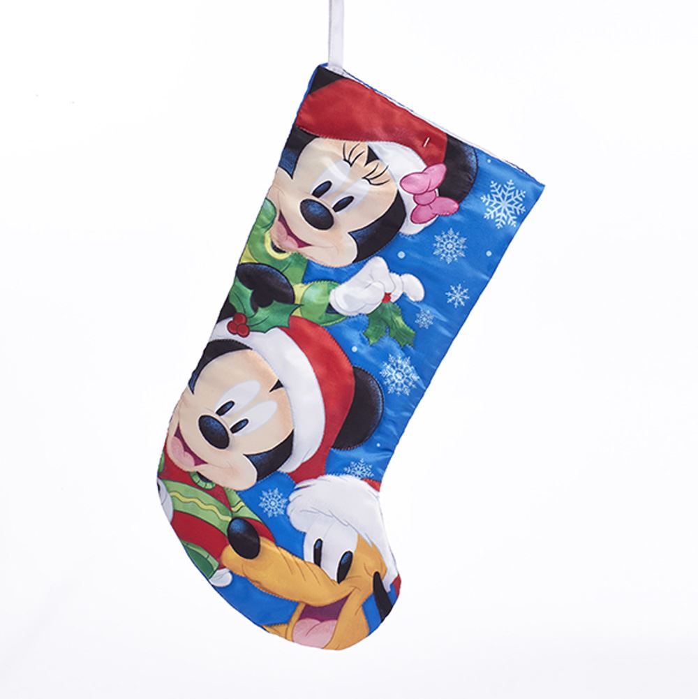 Mickey & Friends Printed Stocking 45,7 cm kerstbal kerst Kurt S. Adler - Kurt s adler