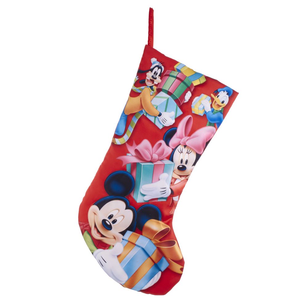 Mickey & Friends Printed Stocking 48,3 cm kerstbal kerst Kurt S. Adler - Kurt s adler