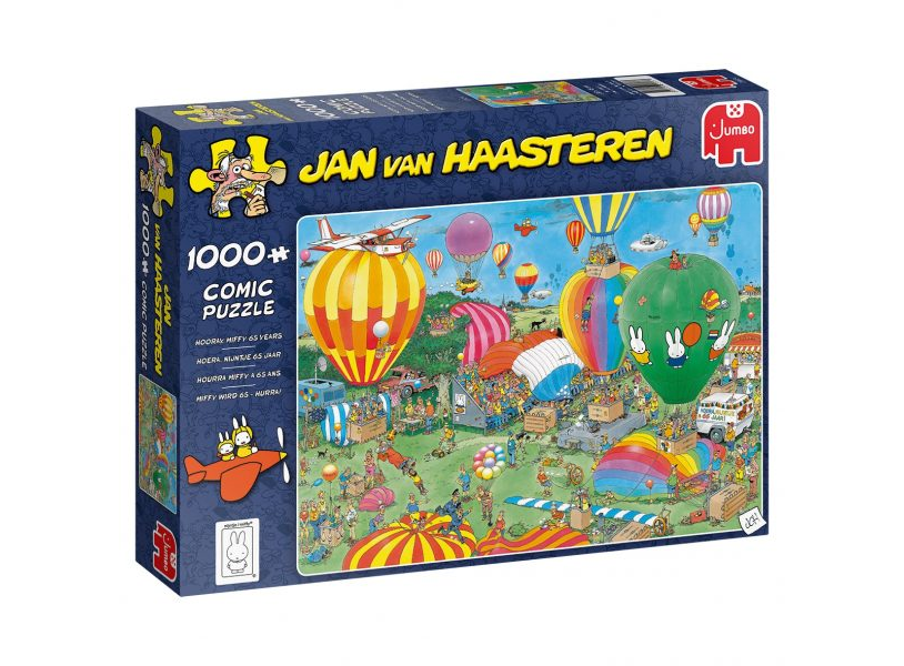 Puzzel JvH Hoera Nijntje 65 jaar 1000st - Plenty Gifts Spellen