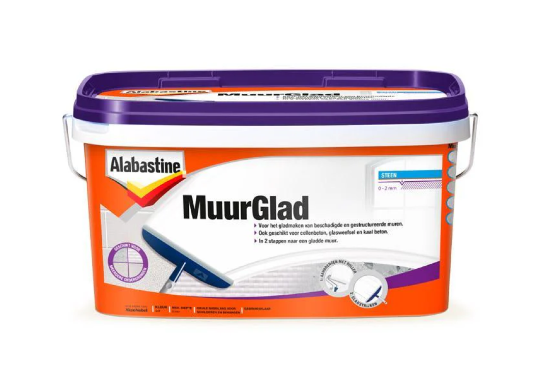 Muurglad rolbaar 5l Alabastine