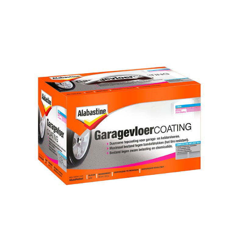 Garagevloercoating set 3,5l - Alabastine