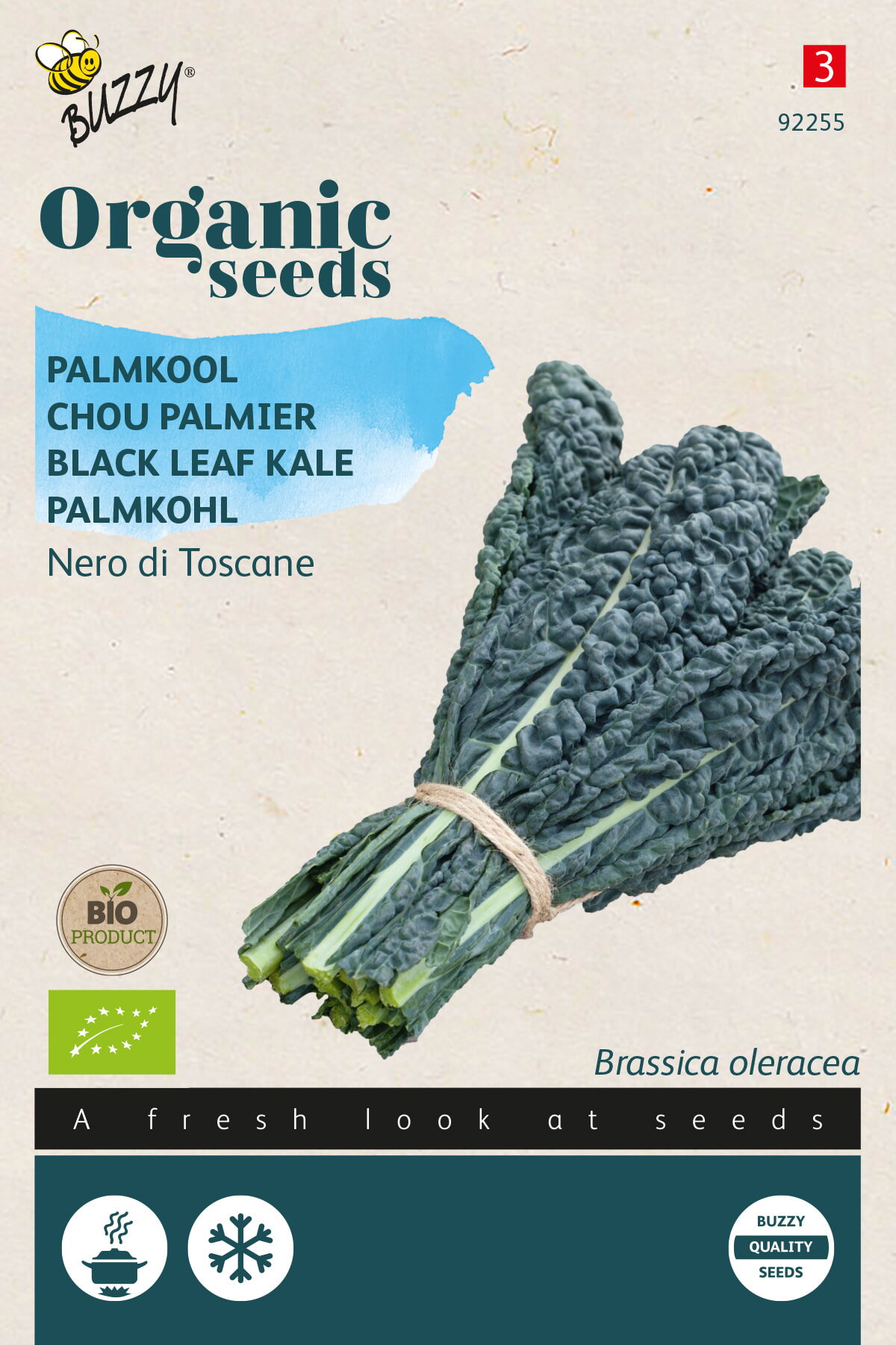 Organic Palmkool Nero di Toscana F1 (Bio) zaden Buzzy - Buzzy