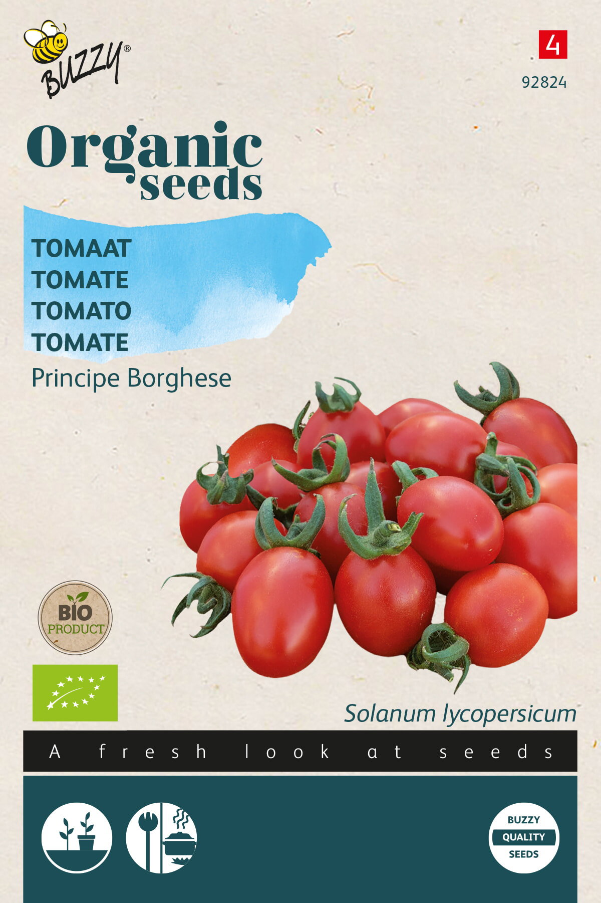 Organic Tomaten Principe Borghese (Bio) zaden Buzzy - Buzzy