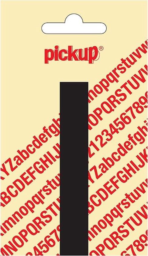 Plakletter Nobel Sticker zwarte letter i Amsterdam - Pickup