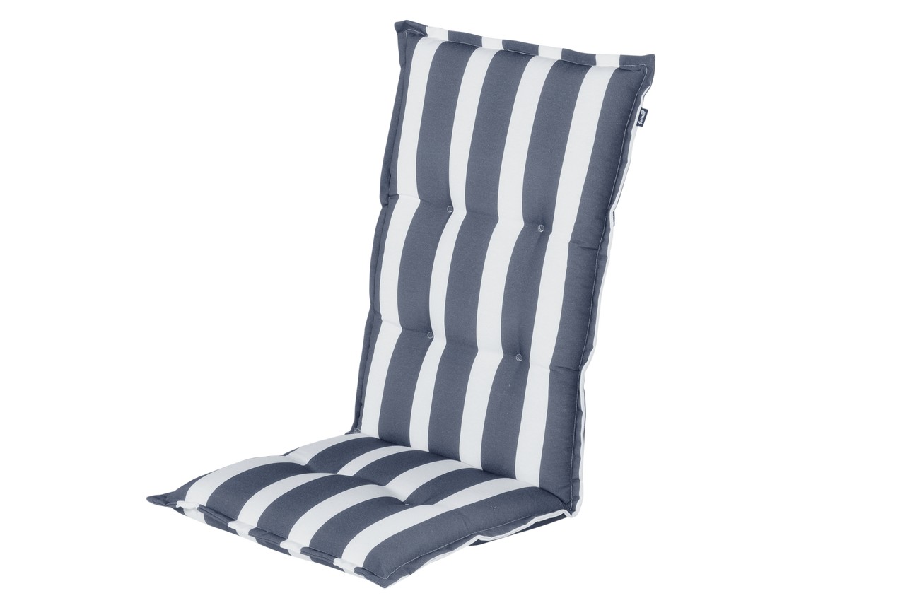 Hartman Roma Graphite Blue Hoge Rug kussen 123x50x8 cm  - 