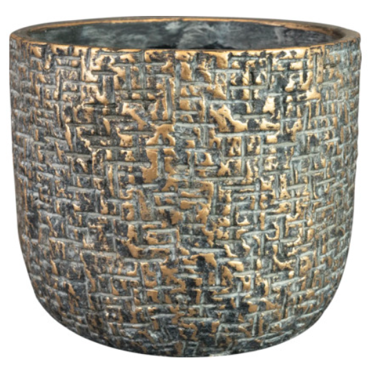 Pot Maxim shiny earth D20 H17 Ter Steege - Ter steege