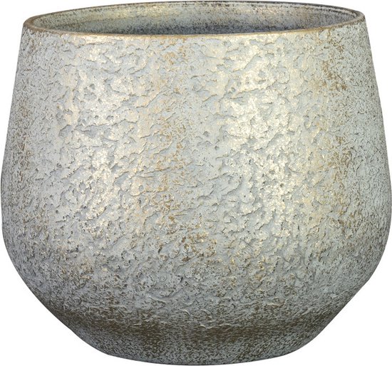 Pot Noor metalic grey D19 H16 Ter Steege - Ter steege