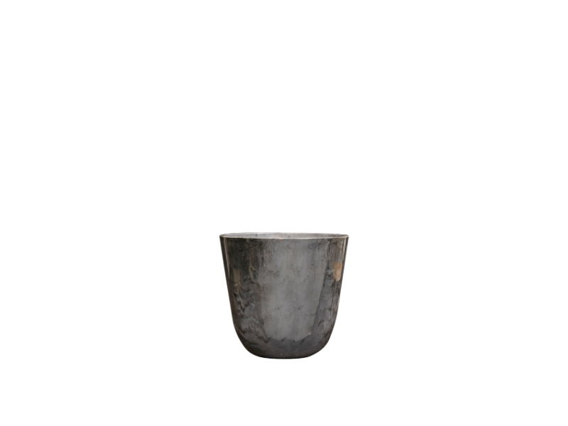 Pot Palermo marble grey D13 H12 cm - Ts