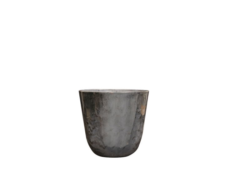 Pot Palermo marble grey D19 H17 cm - Ts