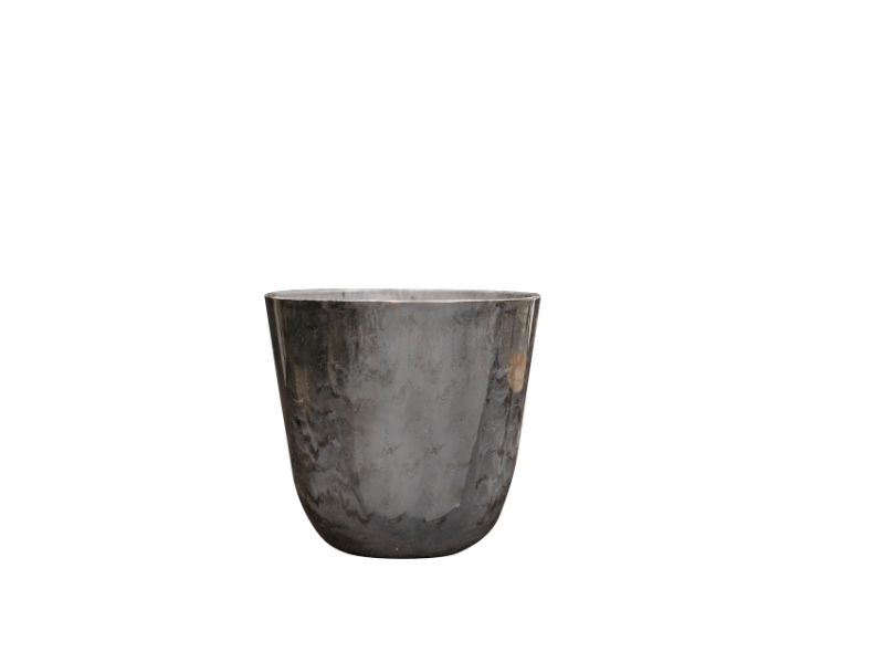 Pot Palermo marble grey D21 H19 cm - Ts