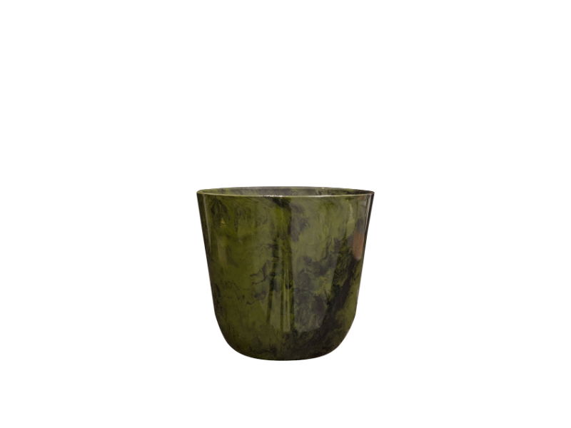 Pot Palermo marble green D19 H17 cm - Ts