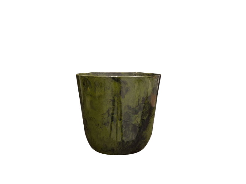 Pot Palermo marble green D21 H19 cm - Ts