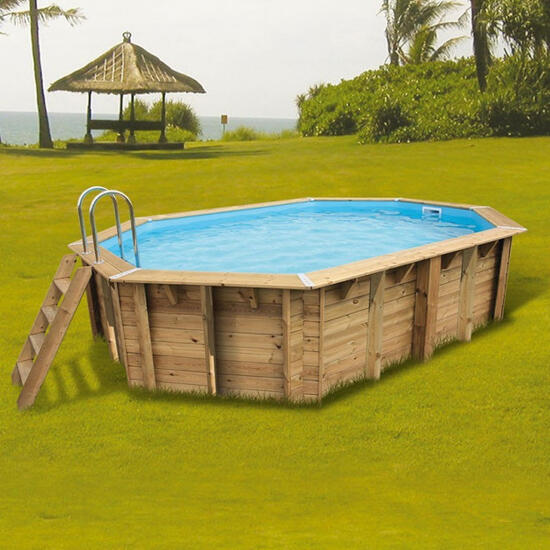 Pool Ocea 550x355x120 cm blauw Ubbink - Ubbink