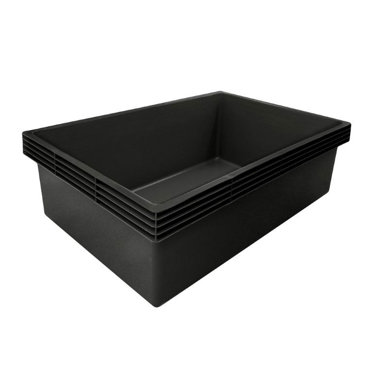 Victoria Quadro 7 zwart container 980l 60x175x118 cm Ubbink