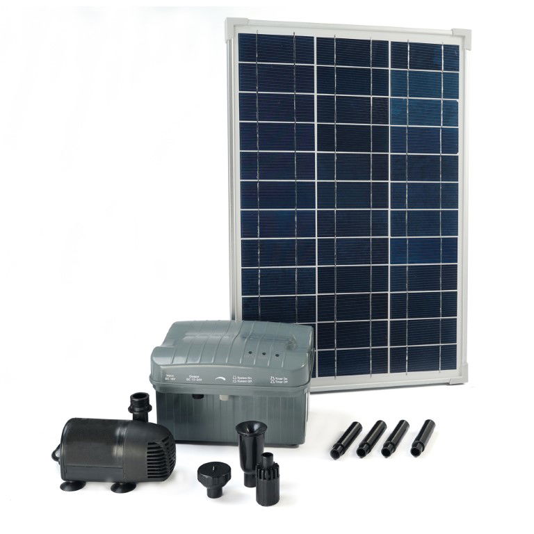 SolarMax 1000 incl. solarpaneel, pomp en accu Ubbink