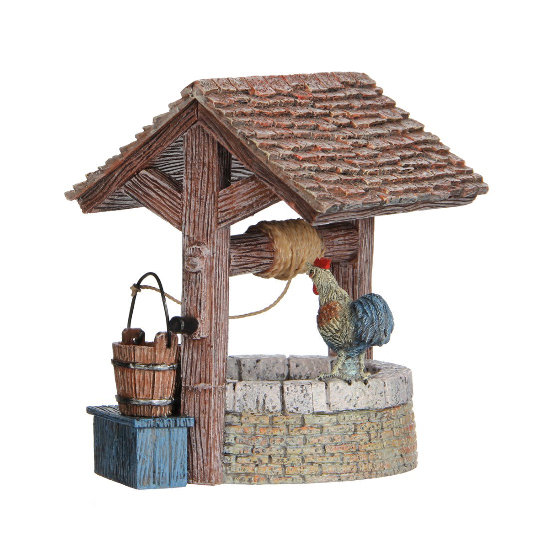 Kerstfiguur waterput van vrouw Holle 10x8x11 cm Luville - Luville