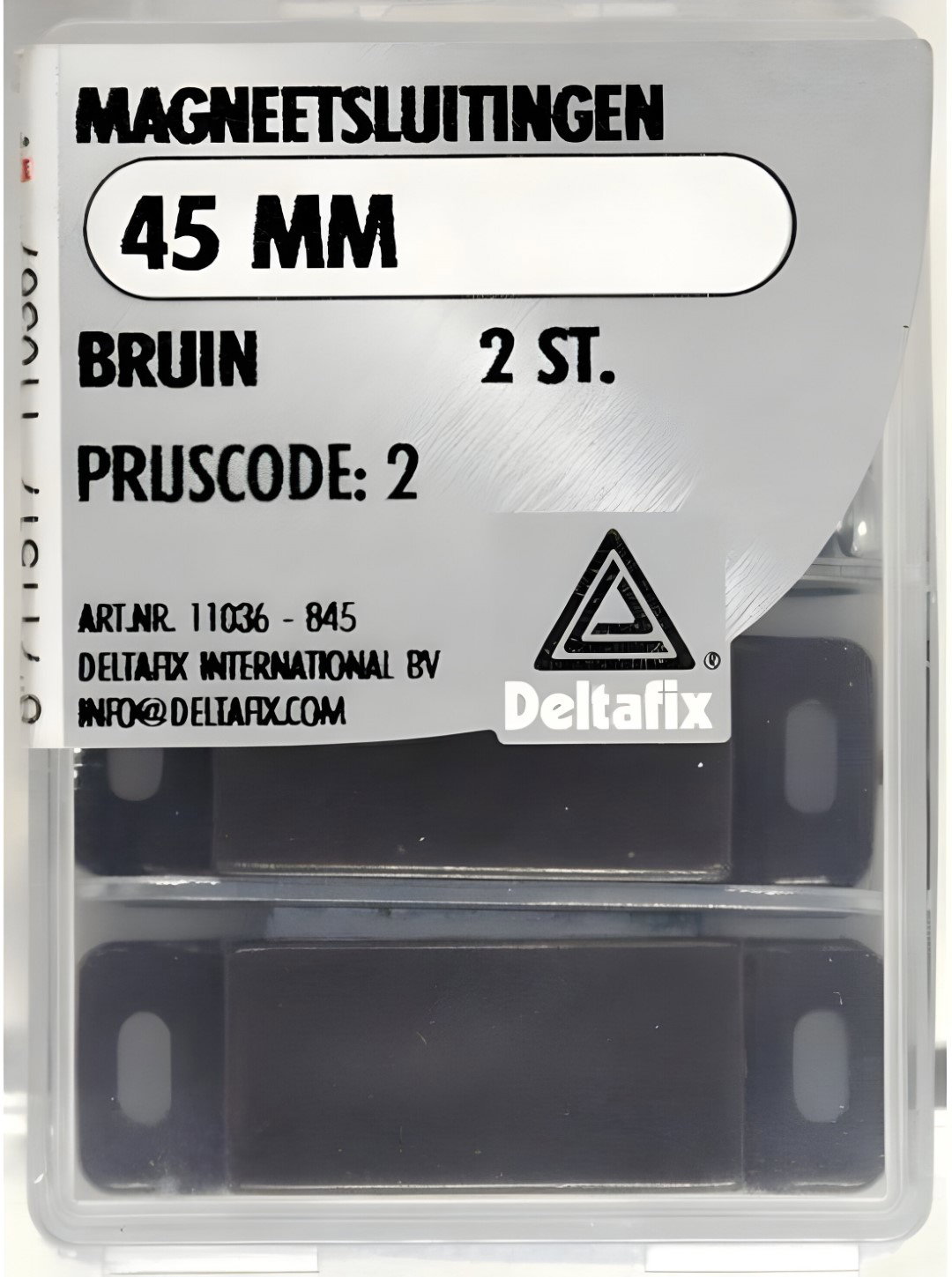 Magnetschließe 45mm braun 2St.