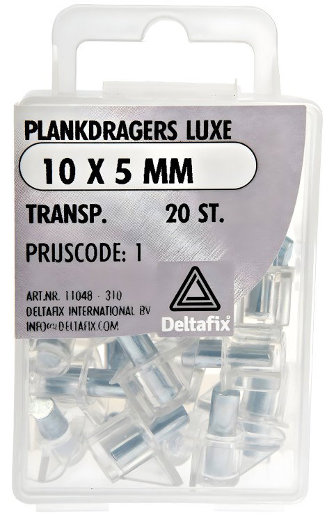 https://cdn.warentuin.nl/media/catalog/product/S/C/SCAN8711517110480_plankdrager_10x5mm_transp_20st_deltafix_5d5e.jpg