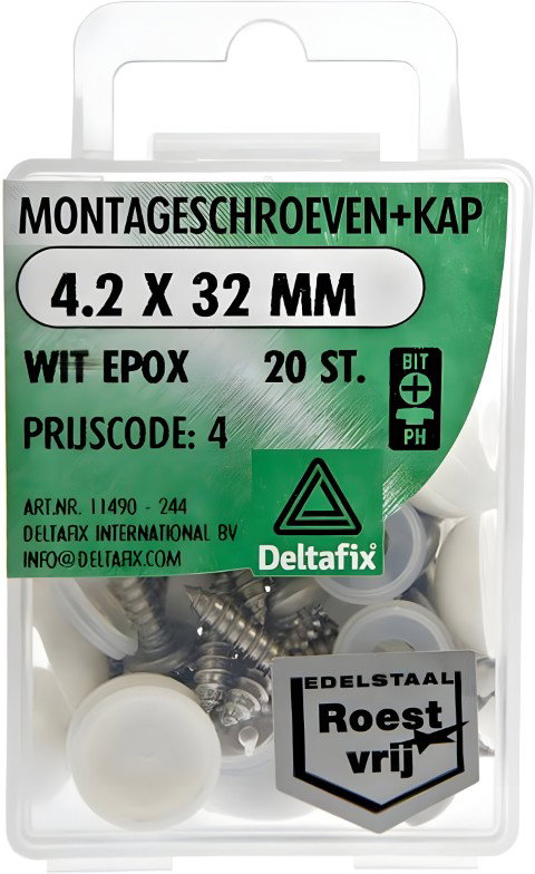 https://cdn.warentuin.nl/media/catalog/product/S/C/SCAN8711517114907_montageschr_4_2x32mm_wit_rvs_20st_deltafix_1994.jpg
