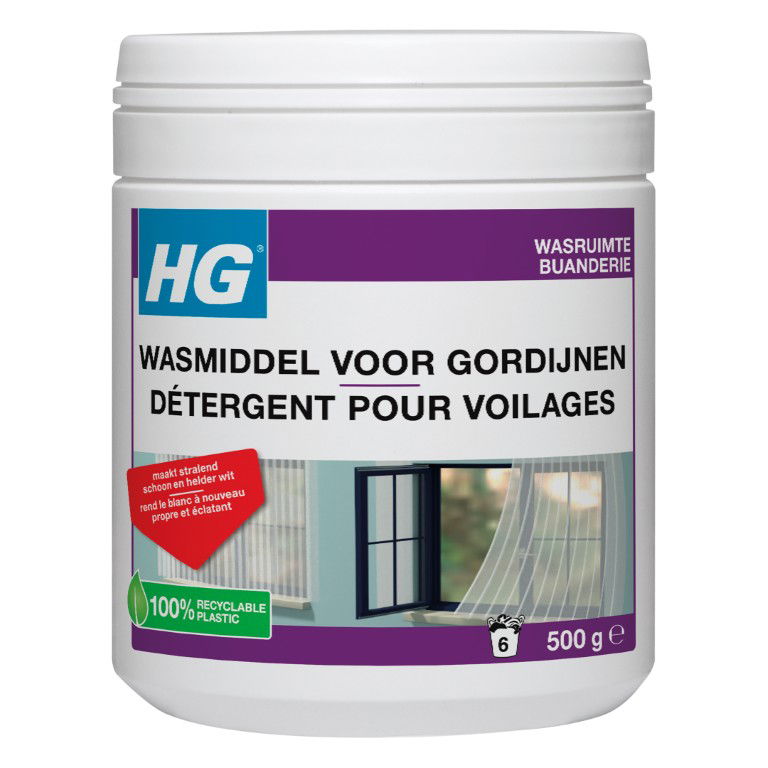 Wasmiddel voor gordijnen 500gr HG